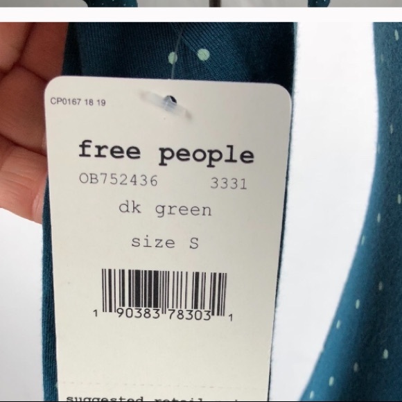 ✨Free People What A Babe Polka Dot Top - Picture 8 of 8